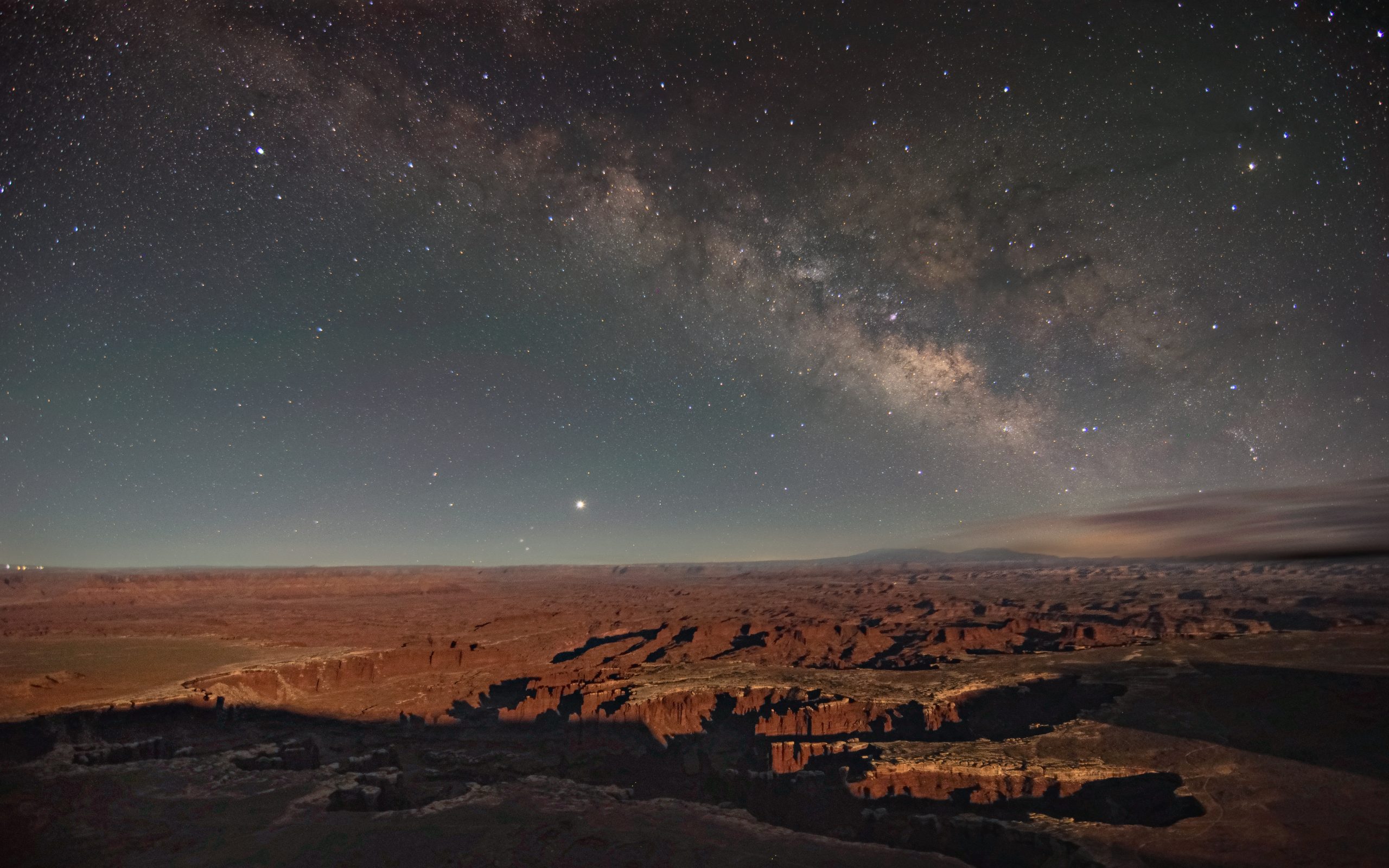 Canyonlands national park stargazing
