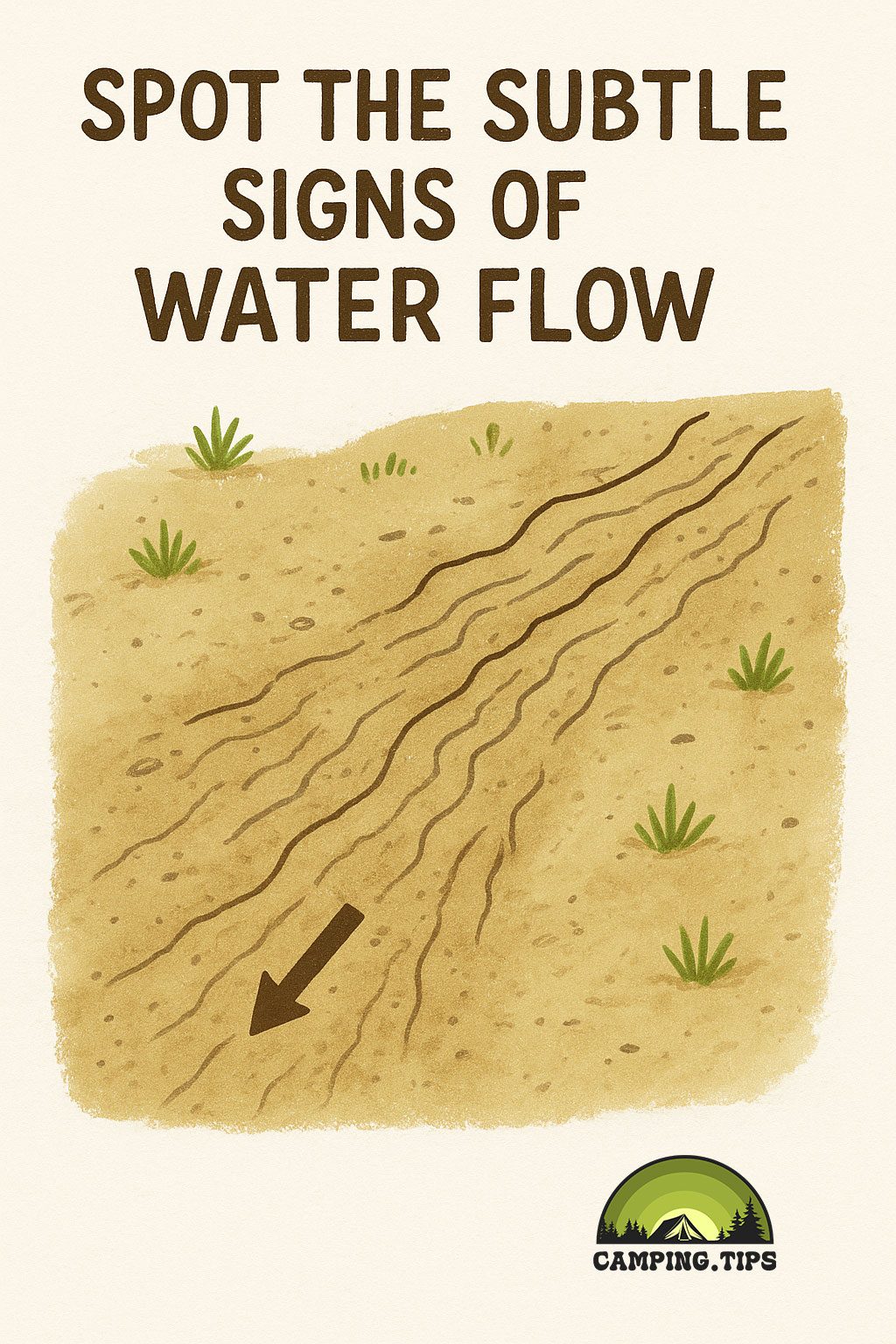 Spot the subtle signs of water flow Spot the subtle signs of water flow
